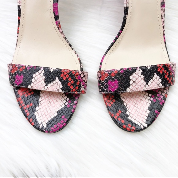 New Nine West Pruce Ankle Strap Block Heel Sandals - Picture 2 of 11